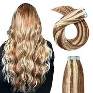 100 grams human hair tape in hair extensions #6/613